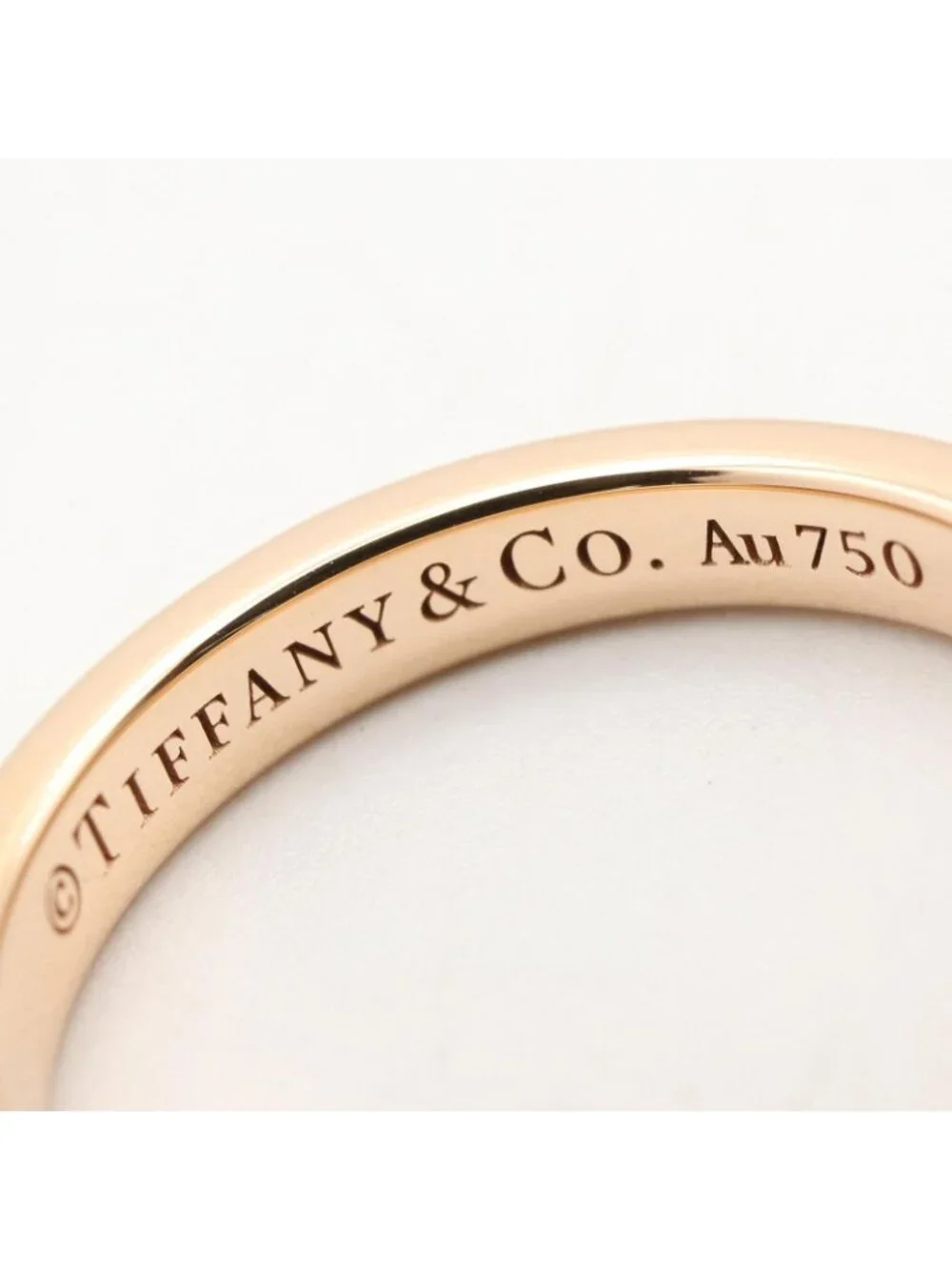 Tiffany & Co Ring Tour Band 18k Pink Gold Diamond
